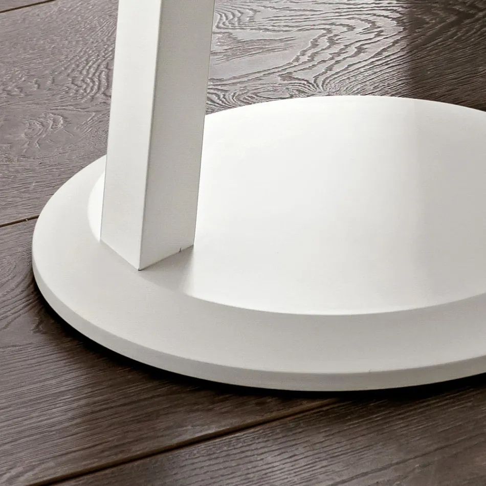 Mesa de centro de MDF lacado con marco de madera maciza made in Italy-Tobiko - Imagen 3