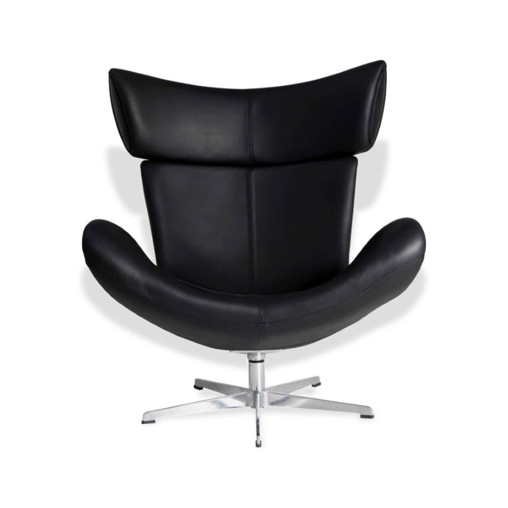 Sillón de diseño Emola Lounge Chair en Cuero italiano - Imagen 3