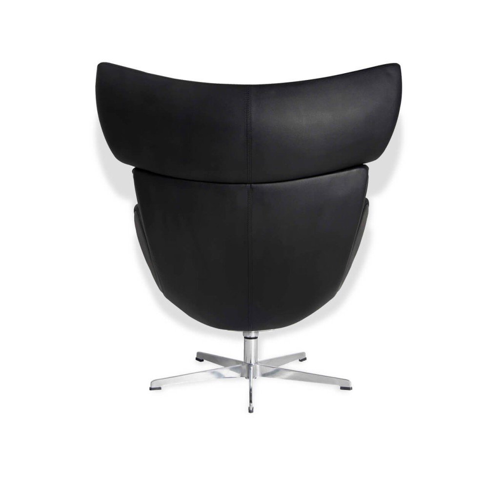 Sillón de diseño Emola Lounge Chair en Cuero italiano - Imagen 4