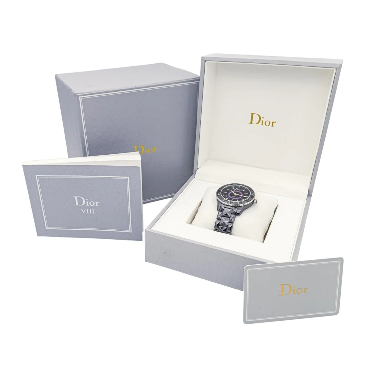 Reloj DIOR "VIII" de cerámica, zafiro y amatista - Imagen 5