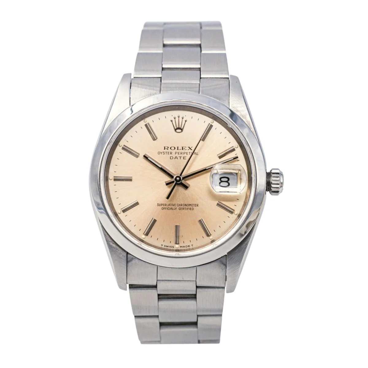Reloj ROLEX "Datejust" en acero y zafiro