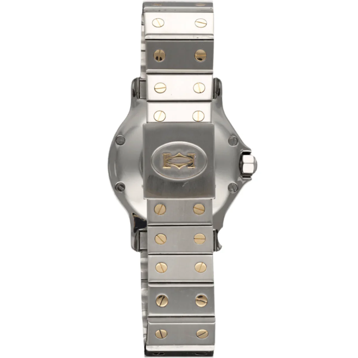Reloj CARTIER "Santos" de oro amarillo y acero - Imagen 3