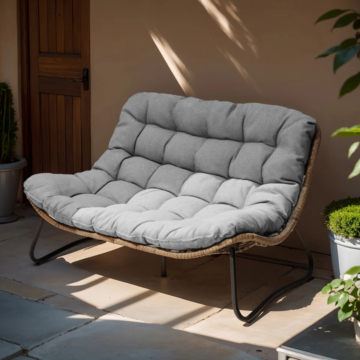Sofá loveseat de exterior - Imagen 4