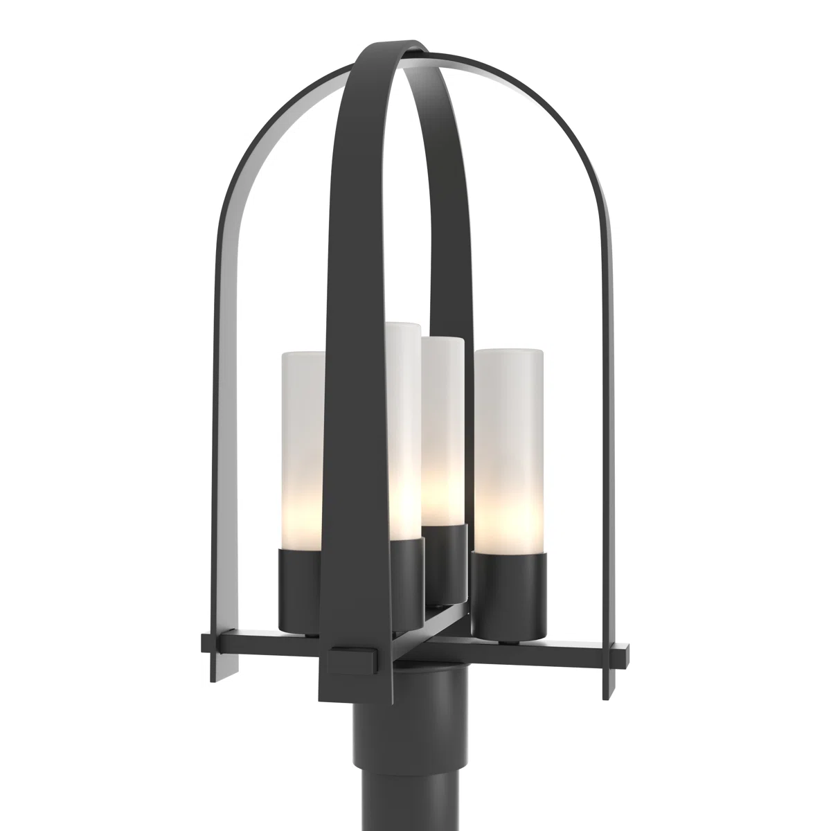 Farol exterior elegante con 4 luces