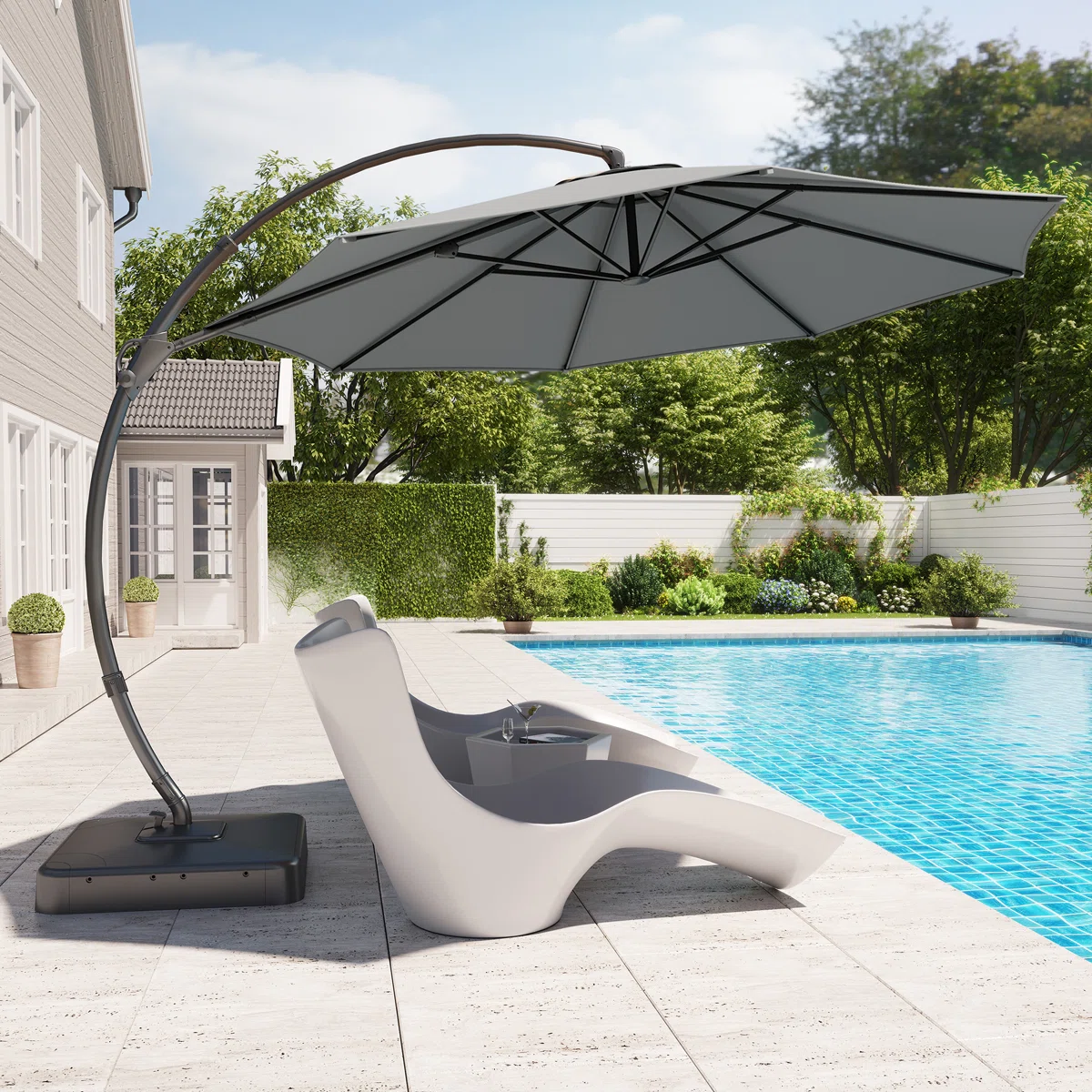 Parasol excéntrico grande 360° - Imagen 5