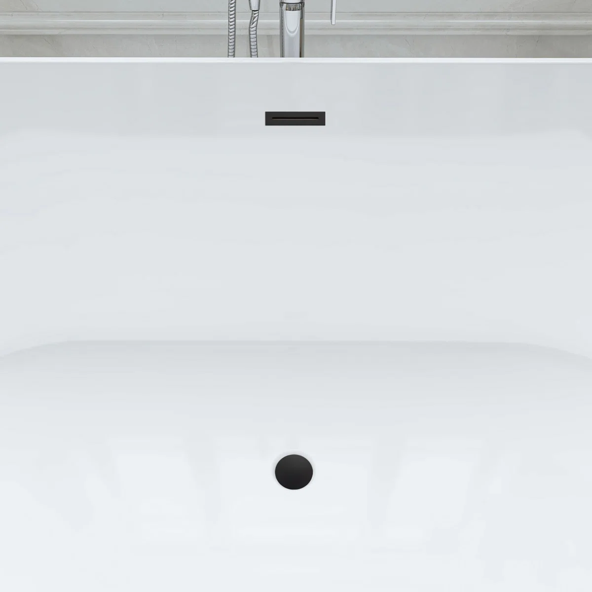 Bañera Exenta Ovalada de Acrílico 170 cm - Imagen 2